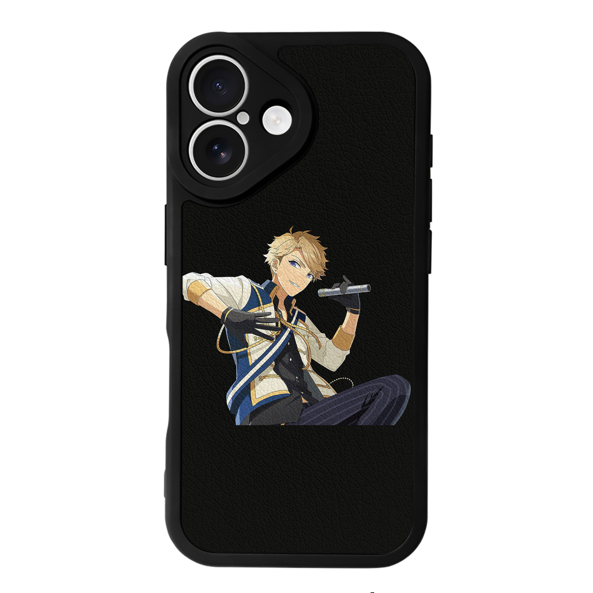 （画像用） あんさんぶるスターズ! Ensemble Stars 【iPhone 16シリーズ対応】シリコンスマホケース（レザー調） 材質：シリコン